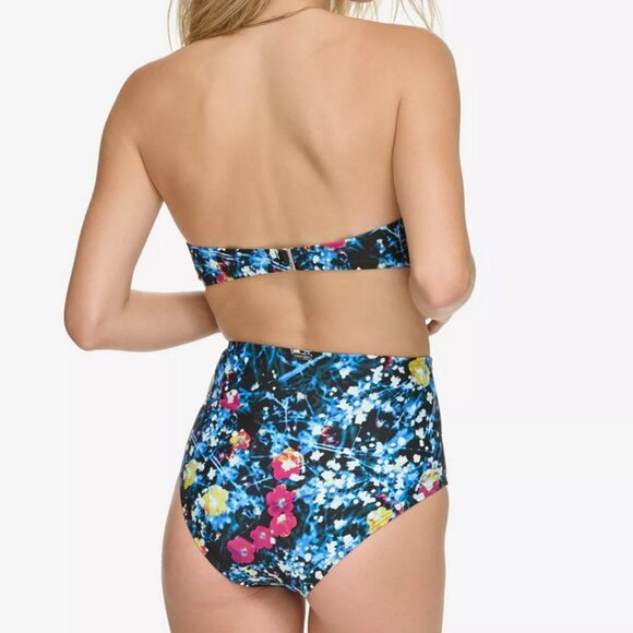 Calvin Klein Printed Balconette Bikini Top & Tummy-Control High-Waist Bottoms - Picture 10 of 11